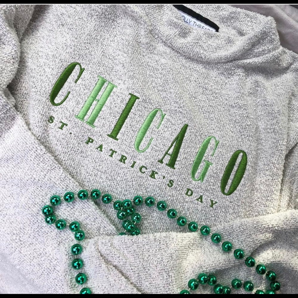 NWT WOOLY THREADS Chicago St Patrick’s day Irish